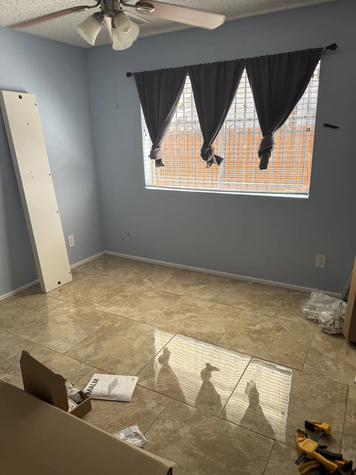 Before: IKEA Storage Bed & Bookshelf Assembly